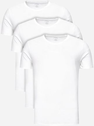Calvin Klein Underwear Zestaw koszulek męskich bawełnianych 000NB4011E-100 3 szt Biały    