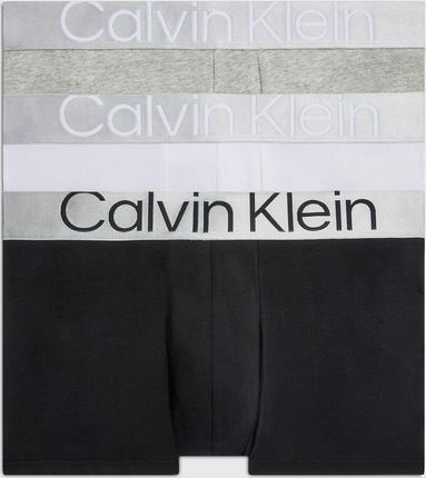 Calvin Klein Underwear Zestaw majtek bokserek męskich bawełnianych 000NB3130A-MPI 3 szt. Szary/Czarny/Biały    
