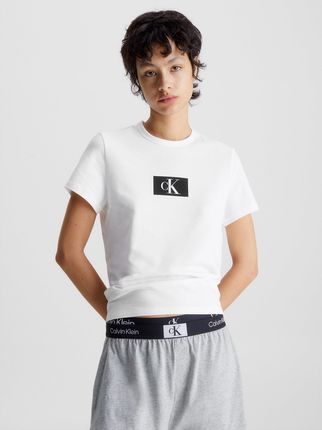 Calvin Klein Underwear Koszulka damska bawełniana 000QS6945E-100 Biała    