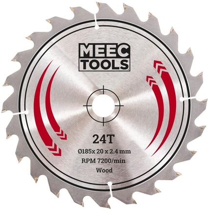 Meec Tools Tarcza Tnąca Do Pilarki Tarczowej 185mm 24T