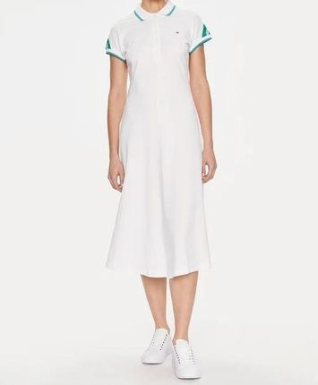 Tommy Hilfiger sukienka WW0WW41269 Ycf biały XL