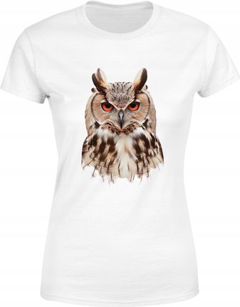 Koszulka damska z sową tajemnicza sowa symbol mądrości T-shirt damski