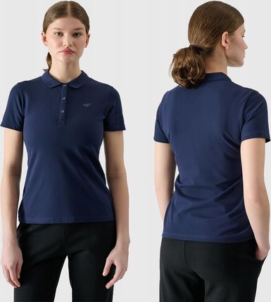 4F Koszulka Polo Damska T-shirt Sportowy Basic SS24