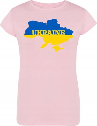 T-Shirt damski Ukraina Flaga Państwa r.S