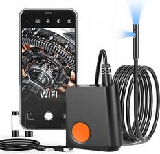 Benetech Endoskop Kamera Inspekcyjna 7.9mm Dual Fhd Wifi Android Ios 5M Akcesoria W20079mm