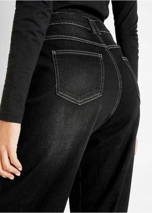 Bonprix bfe kontrastowe spodnie boyfriend szwy luźne jeans 50 NH9