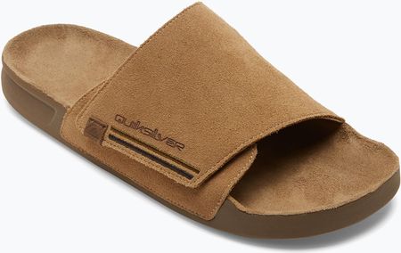 Klapki męskie Quiksilver Rivi Suede tan 1 | WYSYŁKA W 24H | 30 DNI NA ZWROT