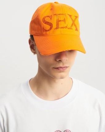 Sex Distressed Hat (orange)