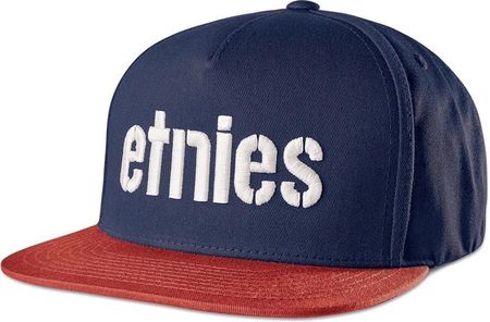 czapka z daszkiem ETNIES - Corp Snapback Navy/Red/White (465) rozmiar: OS