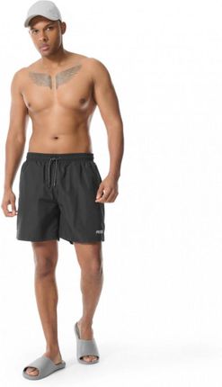 Męskie spodenki  plażowe Prosto Shorts Basy - czarne