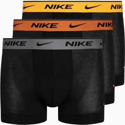 Bokserki męskie Nike Everyday Cotton Stretch Trunk 3 pary grey/orange/yellow | WYSYŁKA W 24H | 30 DNI NA ZWROT