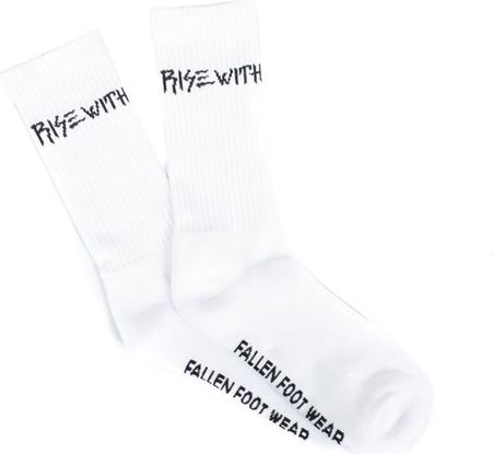 skarpetki FALLEN - Rise With Ii Sock White Black (WHITE-BLACK) rozmiar: OS
