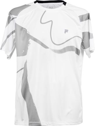 Koszulka męska Fila  T-Shirt Cassian White/Monument  M