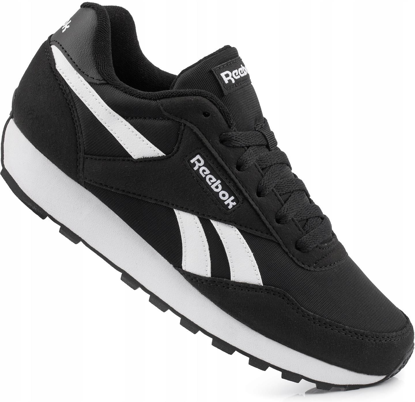 Reebok Rewind Run Buty Męskie Sportowe Czarne Sneakersy Ortholite r. 45 ...