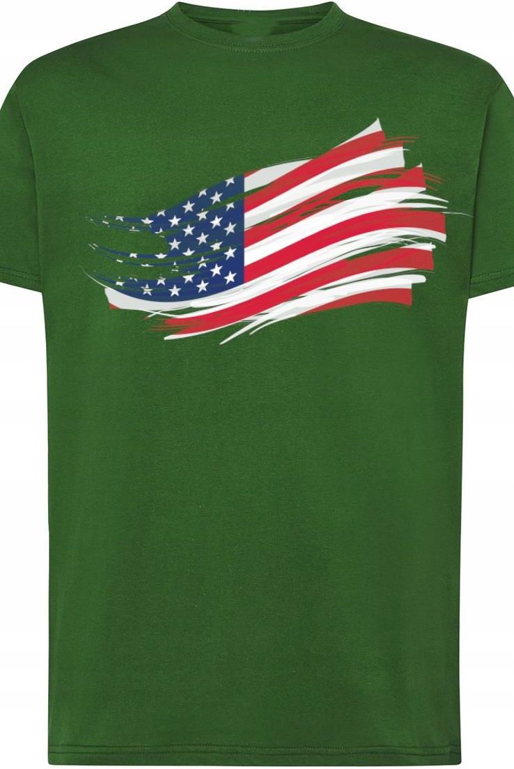 Usa Męski Modny T Shirt Nadruk Flaga R 3xl Ceny I Opinie Ceneo Pl