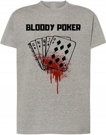 T-Shirt Koszulka Poker Bloody Poker Rozm.5XL