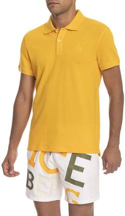 Koszulki polo marki Iceberg Beachwear model ICE3MPL01 kolor Zółty. Odzież męska. Sezon: