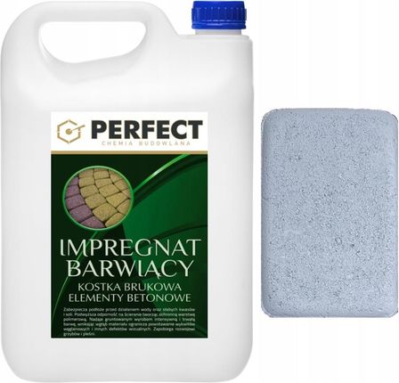 Perfect Chemia Farba Impregnat Barwnik Betonu Kostki Brukowej 5L Szary