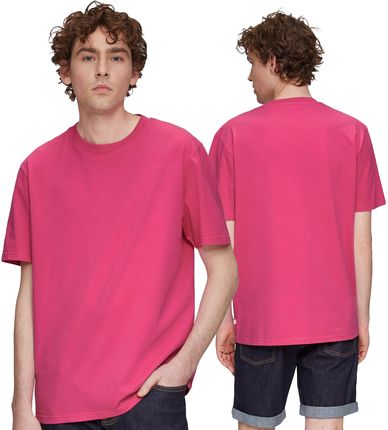 T-shirt męski s.Oliver różowy - XXL