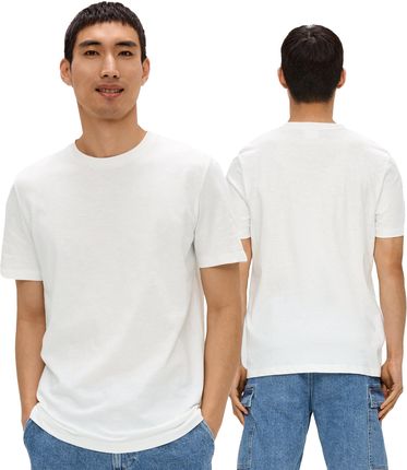 T-shirt męski s.Oliver biały - 3XL