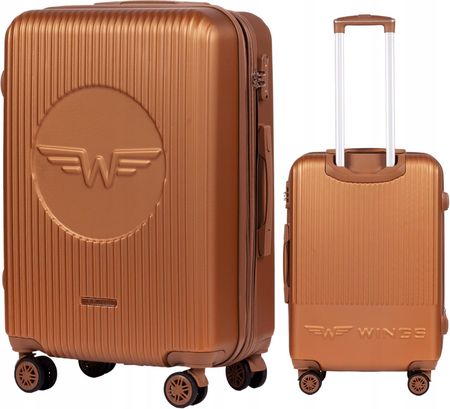 Wings Rejestrowany Bagaż walizka XL twarda na 4 Kółkach z ABS-u 24"