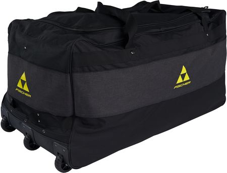 Torba hokejowa bramkarska na kółkach Fischer black/yellow 43"
