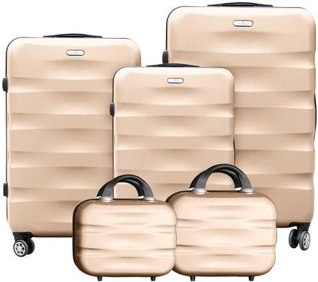 Zestaw walizek i kuferków z tworzywa ABS+ - Peterson