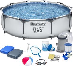Zdjęcie Basen Bestway Steel Pro Max 56408 305X76cm 17w1 - Piaski