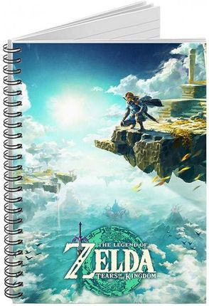 notatnik A5 The Legend of Zelda: Tears of the Kingdom niebo Hyrule