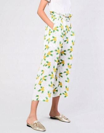 Glamorous qjk Ananas Print Spodnie Xxs XXD