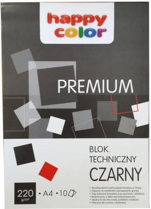 Gdd Blok Techniczny A4/10K Happy Color Premium Czarny