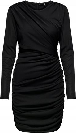 Sukienka koktajlowa 15310214 Czarny Regular Fit