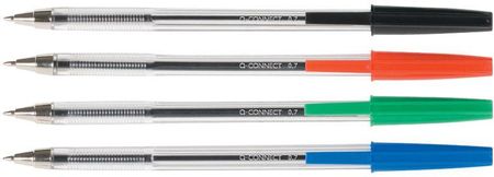 Q-Connect Długopisy 0.7Mm Zielone 20