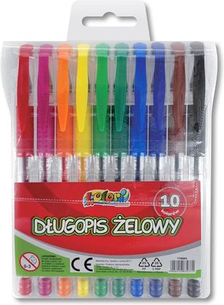 Penmate Długopis Żelowy Kolori 10 Kolorów