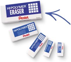 Zdjęcie Pentel Gumka Hi-Polymer 47X107X22Mm Biała - Łomianki