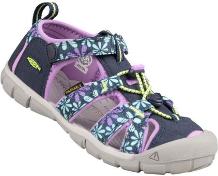 Buty sandały sportowe dziecięce Keen Seacamp II CNX Black Iris African Violet 2024