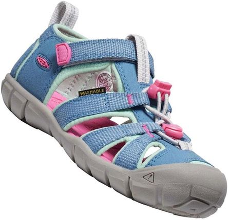 Buty sandały sportowe dziecięce Keen Seacamp II CNX Coronet Blue Pink 2024