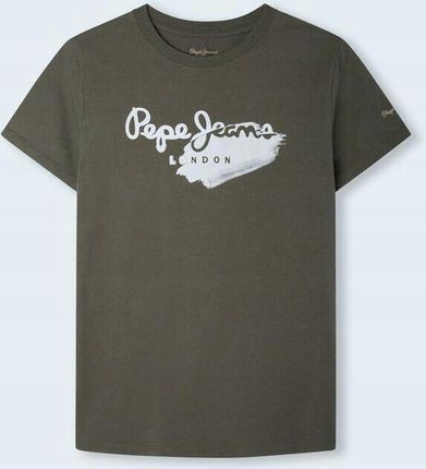 Pepe Jeans rbg logo okrągły t-shirt dekolt Celio 176 NH4