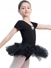 Sukienka baletowa dla dziewcząt, tutu, trykot z krótkim rękawem Roz 120 Hcn