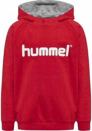 Hummel Czerwona Klasyczna Bluza Z Kapturem Print Logo G0U HMP__152