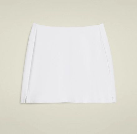 Wilson  Youth Team Flat Front Skirt Bright White