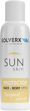 Solverx Sun Skin Protector Mgiełka ochronna do twarzy i ciała SPF50 150ml