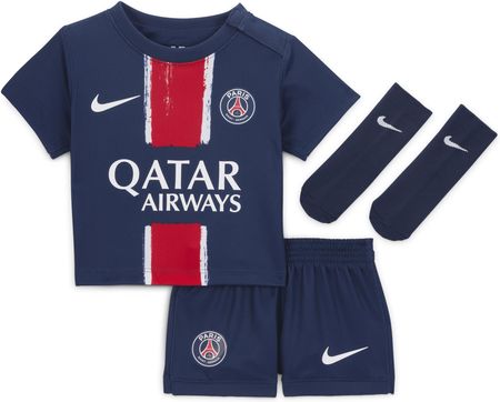 Trzyczęściowy strój piłkarski dla niemowląt i maluchów Nike Paris Saint-Germain Stadium 2024 (wersja domowa) – replika - Niebieski
