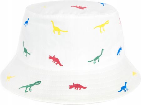 Dziecięcy bawełniany kapelusz Dino bucket w dinozaury cz23105-1