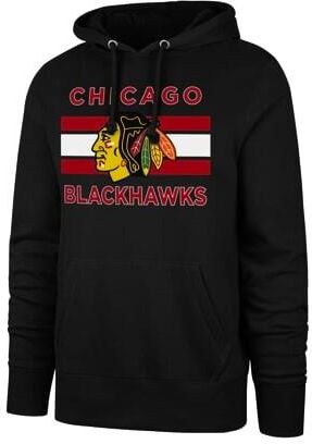 47 Brand Nhl Chicago Blackhawks Burnside Pullover Hood