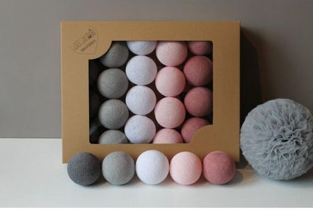Mia Home Cotton Balls Dusty Pink 35 Szt.