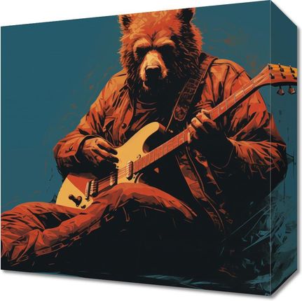 Zakito Posters Obraz 30X30Cm Niedźwiedzie Granie
