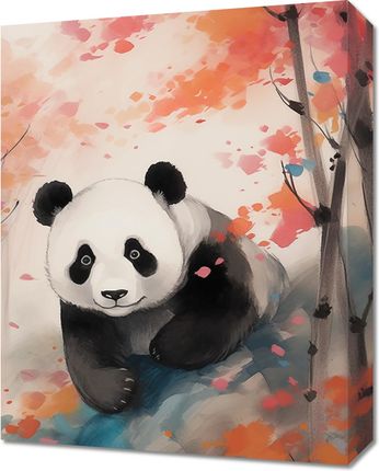 Zakito Posters Obraz 40X50Cm Panda Wśród Klonów