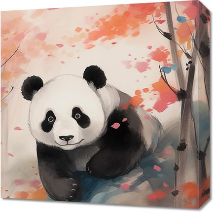 Zakito Posters Obraz 50X50Cm Panda Wśród Klonów