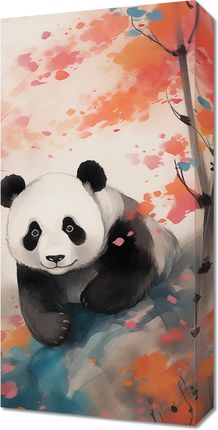 Zakito Posters Obraz 30X60Cm Panda Wśród Klonów